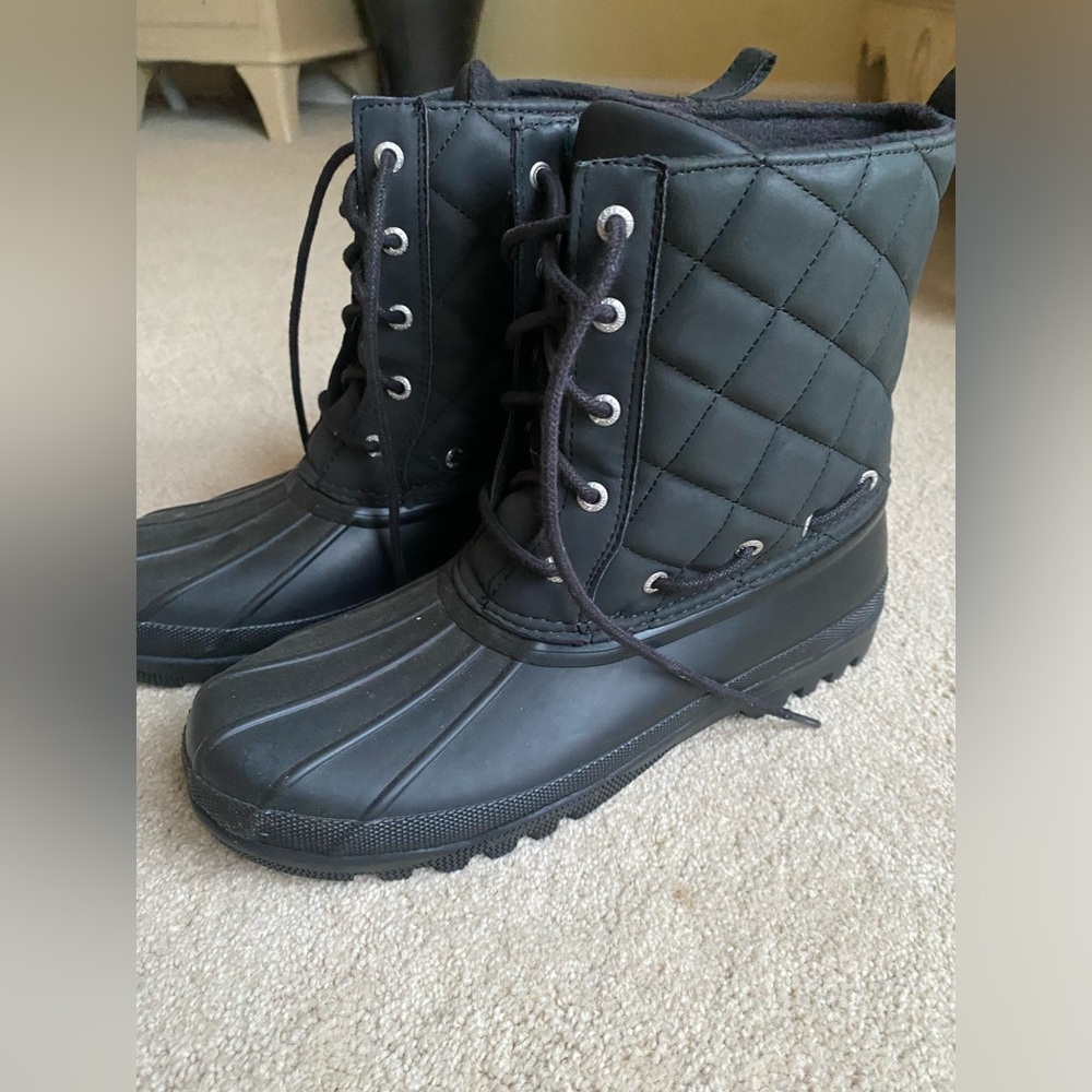 Sperry Women’s Quilted Nylon Rain Boots